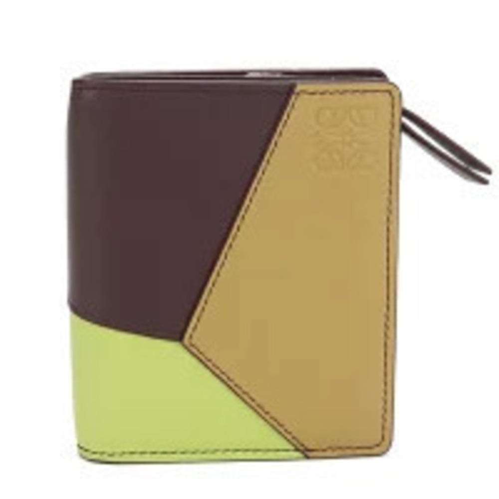 Loewe Bi fold Wallet Puzzle Compact Multicolor